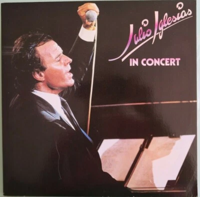Julio Iglesias In Concert Australia Pressing 12'' vinyl Lp 1983 pop rare - Image 1 of 3