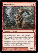 WOTC MtG Time Spiral Sedge Sliver (R) EX