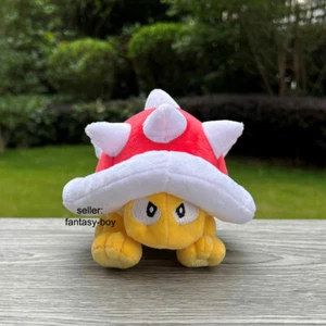 Super Mario Plüschtier stachelig 5" Schildkröte schönes Kuscheltier weiche Puppe Kinder Geschenk - Bild 1 von 5