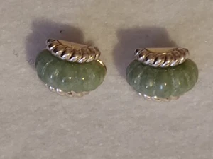 JUDITH RIPKA - Sterling Silver 925 - Genuine Gem Stone - Pierced Lever Earrings - Picture 1 of 13