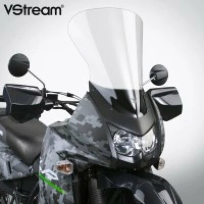 Parabrisas alto National Cycle V Stream/Wave - transparente para 08-18 Kawasaki KLR650 Foto 1 de 3