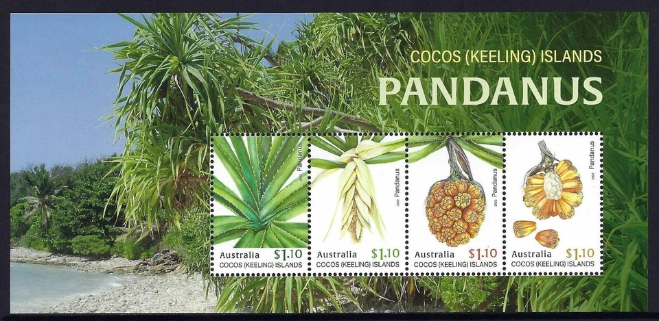 Mini hoja Pandanus 2022 Cocos Keeling Islands SG# como nueva MNH MUH Foto 1 de 1