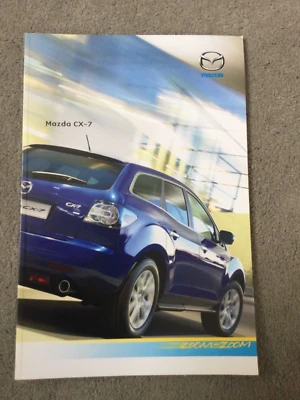 Mazda  CX-7 Brochure May 2007  In Excellent   condition  Bi 54 - Image 1 of 4