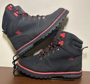 DC Winter Mens Peary Lace Up Chunky Boots - UK9 US10 EUR43 - Red & Black - Rare! - Picture 1 of 12