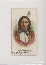 1888 Allen & Ginter Celebrated American Indian Chiefs Tobacco N2 Black Hawk 0k5