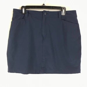 Falda corta Eddie Bauer Adventurer 2.0 para mujer talla 10 bolsillos azules senderismo al aire libre - Imagen 1 de 10