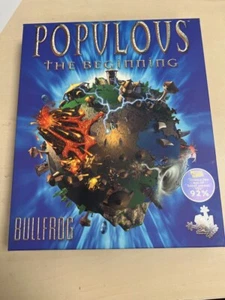 Populous The Beginning PC Strategy Game Bullfrog Classic Rare Big Box - Picture 1 of 6