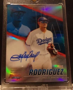 2021 Bowmans Best Luis Rodriguez #B21-LRZ Los Angeles Dodgers On Card AUTO - Bild 1 von 2