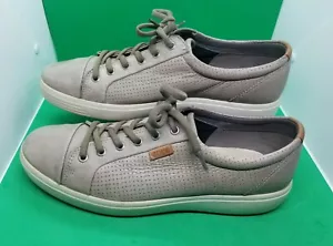 Ecco Extra Width Tan Perforated Golf Sneakers Shoes Men's 46 / US 12/12.5 - Picture 1 of 12