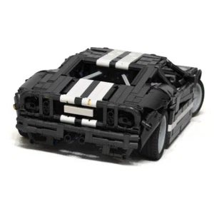 1/12 Scale Supercar Vehicle Model 1468 Bricks/Black MOC-113244 High Quality - Picture 1 of 12