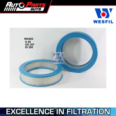Wesfil Air Filter A52 fits Holden Gemini TE TF TG 1.6L - image 1 of 3