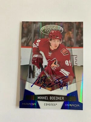 2010-11 Certified Mirror Blue Signatures #114 Mikkel Boedker 34/50 - Phoenix  - Image 1 of 2