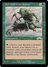Magic MTG Exodus Single Survival of the Fittest - MODERATE PLAY (MP)