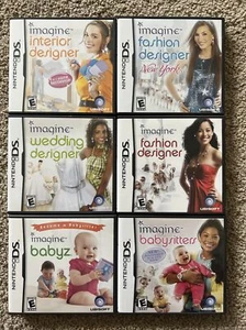Nintendo DS Imagine Designer Babyz Babysitter MORE Cart Case Manual - Picture 1 of 8