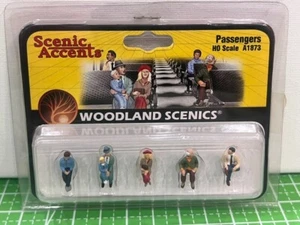 Woodland Scenics HO Scale Scenic Accents Figures Set Passengers A1873 - Picture 1 of 3