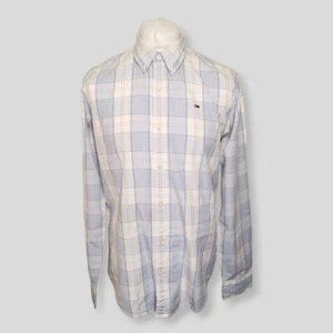 Tommy Hilfiger Shirt Mens Size L Multicoloured Long Sleeve Plaid Pattern Shirt - Picture 1 of 8