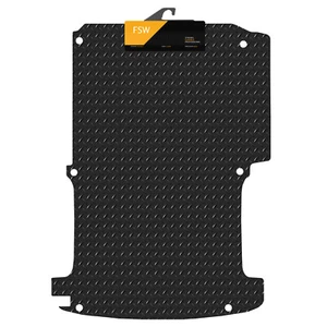 Fits Vw T5 Van Rear Swb Single Side Dr 2003-2015 3MM Rubber Heavy Duty Rear Mat - Picture 1 of 7