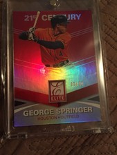 2015 Elite 21st Century Red 03/21 George Springer #117