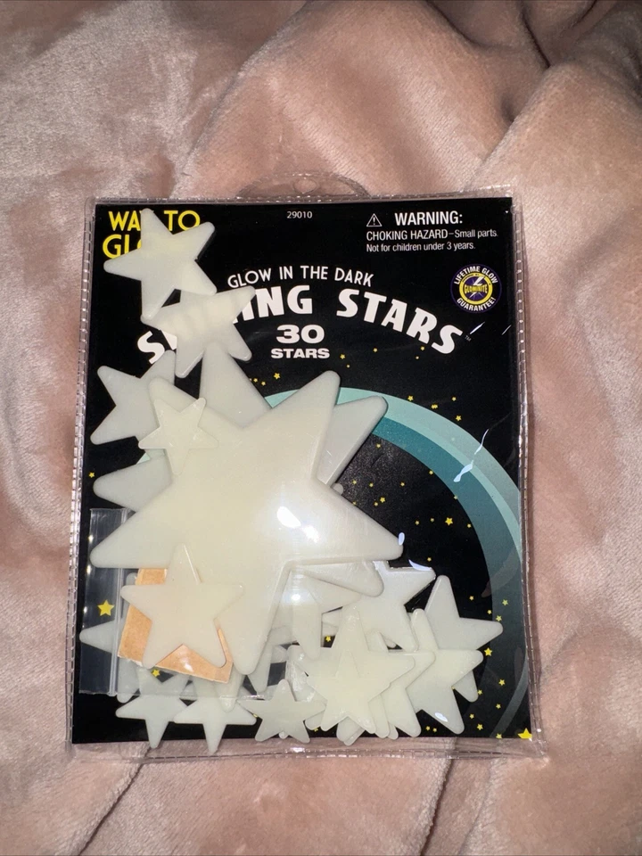 Estrelas brilhantes brilho no escuro maneira de brilhar com removível - 30 quilates M37 - Imagem 1 de 1