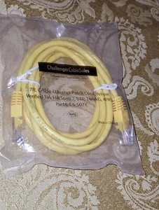 Ethernet Cable 7 ft Advanced High Speed Data Cable - Picture 1 of 1