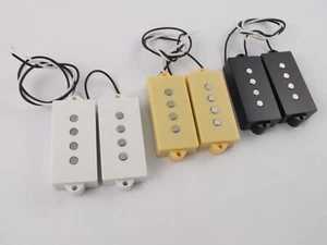 SET PICKUP BASSO DI PRECISIONE Alnico V per chitarre basso P 3 colori viti e molle - Foto 1 di 7