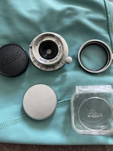 LEITZ Leica Hektor L39 28mm/F6.3 Lens  LTM With Both Caps & Filter ( Near Mint] - Picture 1 of 6