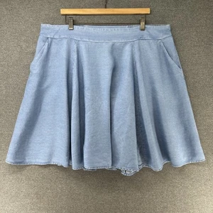 Torrid Rock Größe 2 blau Jeansoptik Gummibund Einsätze Taschen 2020 Release - Bild 1 von 9