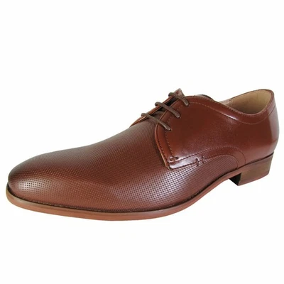 Steve Madden Mens Zapatos Oxford De Cordones, Cuero Marrón, US 12 - Imagen 1 de 3