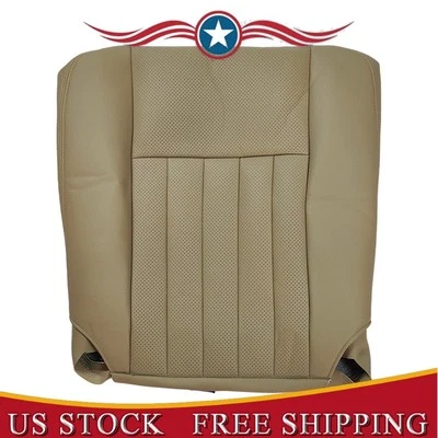 Cubierta de asiento de cuero inferior del conductor bronceada para Lincoln Navigator 2003 2004 2005 2006  Foto 1 de 4