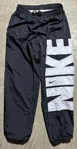 Nike schwarze Hose Herren groß Nike weißes Schild Jogginghose Baggy lose Taschen - Bild 1 von 5