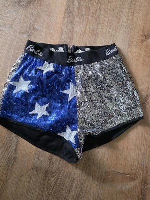 Barbie Missguided Star Spangled Banner Sequins Short Shorts Hot Pants - Image 1 of 4