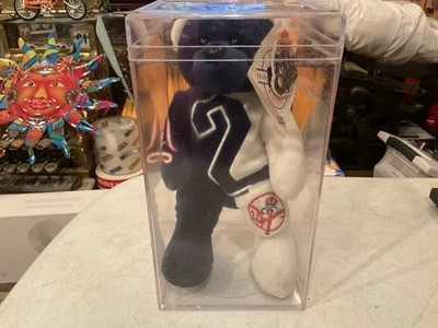 ¡PANTALLA TRANSPARENTE GRATIS! GORRO TEAM BEANS N Y YANKEES DEREK JETER LOGOTIPO GRANDE - NUEVO CON ETIQUETAS Foto 1 de 4