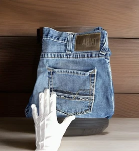 Ariat M5 Slim Straight Leg Jeans Herren 36x34 Medium Wash Western Workwear Cowboy - Bild 1 von 11