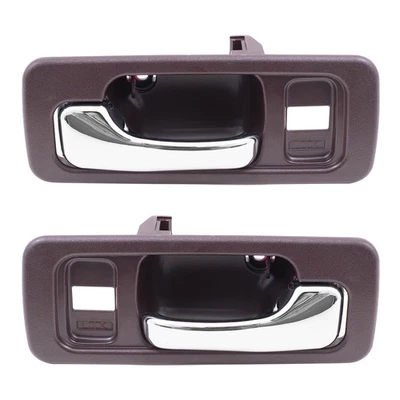 Fits Honda Accord Sedan 90-93 Set Front Inside Red & Chrome Power Door Handles — 第 1/4 张图片