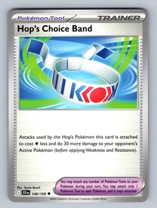 Hop's Choice Band - 148/159 Uncommon SV09: Journey Together - NM Pokemon TCG - Picture 1 of 2