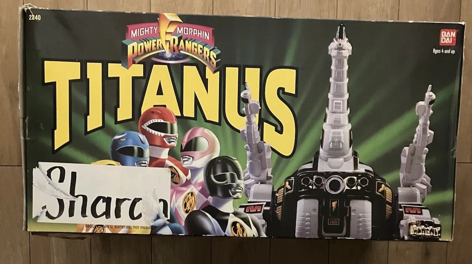 Power Rangers Titanus, The Carrier Zord, de colección 1993 Bandai # 2240 para edades de 4 años en adelante Foto 1 de 4