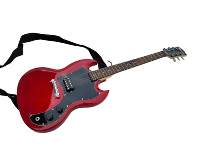 Guitarra Eléctrica Gibson Maestro Madera Roja Guitarra de 6 Cuerdas con Amplificador y Caja Foto 1 de 4