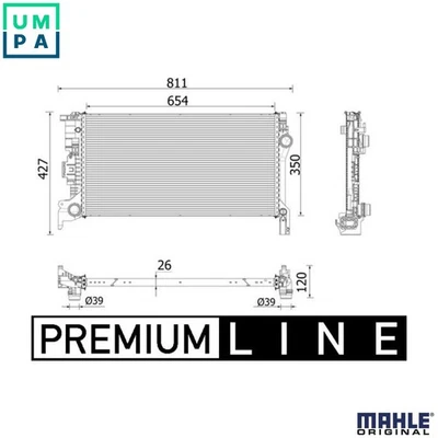 RADIATOR ENGINE COOLING CR 2335 000P FOR VOLVO V60/II S90/ESPORTIVO V90/CROSS - Image 1 of 4