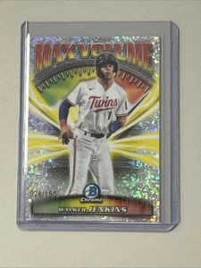2025 Bowman Chrome Waller Jenkins Max Volume Mini Diamond /150 - Picture 1 of 2