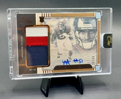 2023 Panini One Will Anderson Jr. Rookie RC RPA /49  - Image 1 of 2