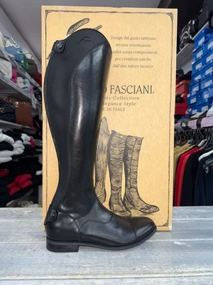 Alberto Fasciani 黑色骑行靴 尺寸 EU40 AF768 — 第 1/4 张图片