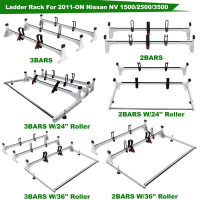 Escalera de furgoneta apta para Nissan NV1500/2500/3500 2011-2025 instalación sin taladro Foto 1 de 4