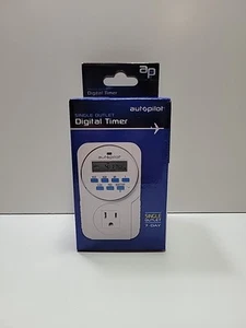 Temporizador digital programable piloto automático 7 días toma única TM01715 1725W 15A NUEVO - Imagen 1 de 5