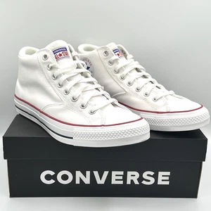 Converse Chuck Taylor All Star Malden Mens Size 13 Athletic Shoes White Red - Picture 1 of 12