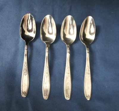 Ambassador Teaspoons 1847 Rogers Silverplate IS Flatware Monogram"G" - Image 1 of 4