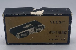 Vintage Red Selsi Sport Glass Model 204 3x Coated Lens in Original Box - Picture 1 of 8