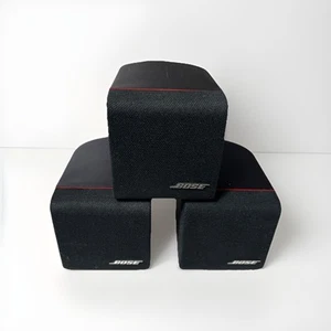 Lot of 3 Bose Single Cube Redline Speakers – Tested & Working - Picture 1 of 6