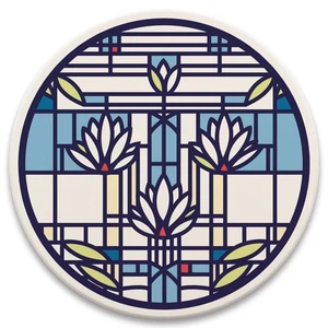 Frank Lloyd Wright Waterlilies Trivet - Picture 1 of 3