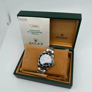 Rolex Sea-Dweller acero esfera negra reloj automático para hombre 16600 - Imagen 1 de 8
