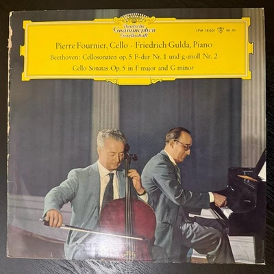 Pierre Fournier LP LPM 18601 Beethoven Cello Piano Sonatas - Image 1 of 4